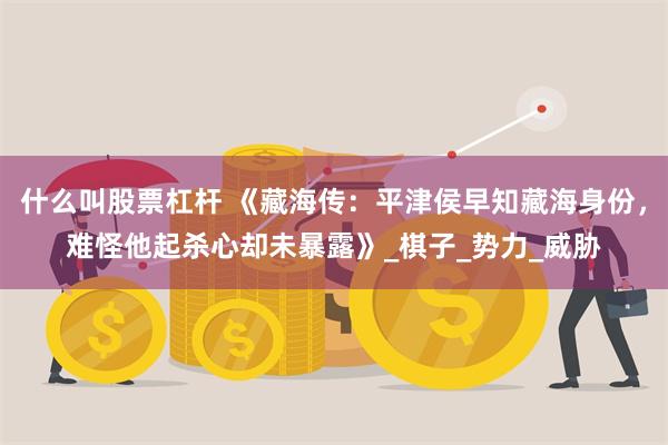 什么叫股票杠杆 《藏海传：平津侯早知藏海身份，难怪他起杀心却未暴露》_棋子_势力_威胁