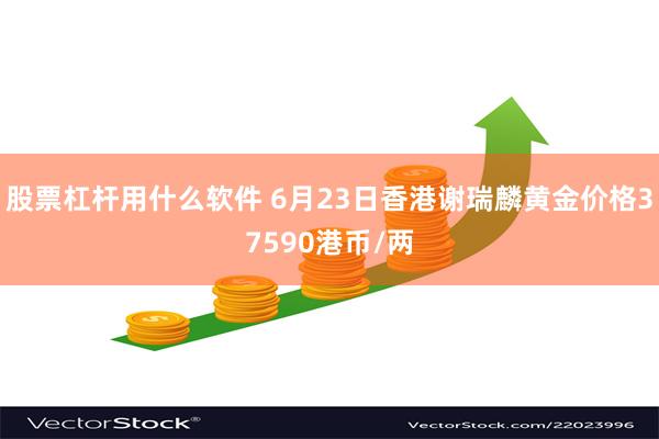 股票杠杆用什么软件 6月23日香港谢瑞麟黄金价格37590港币/两